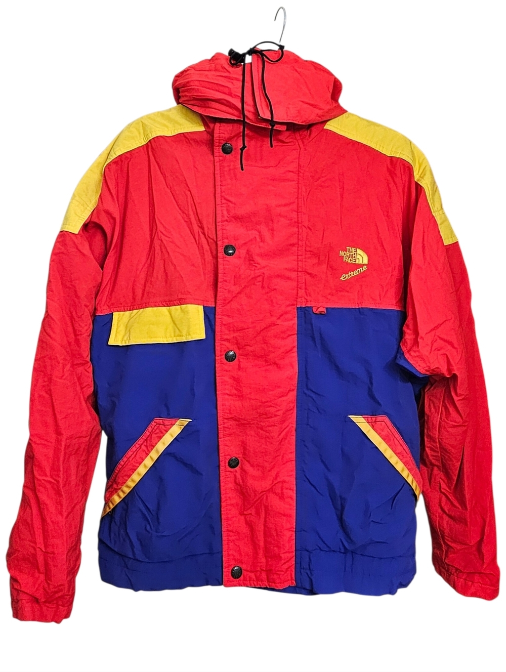 RARE Vintage 1988 The North Face Extreme Hooded Colorblock Gore-Tex Ski Jacket M